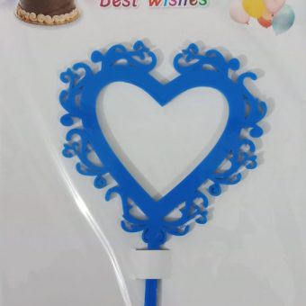 heart shape topper