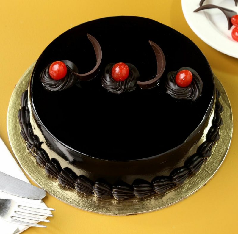 Heavenly Truffle Cream Cake