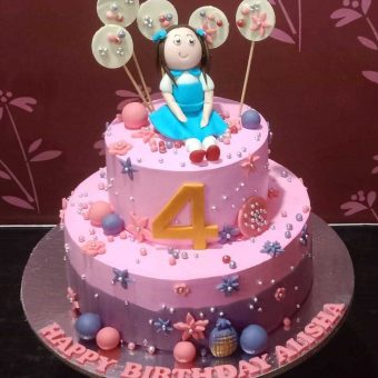 2 tier 4th birthday cake