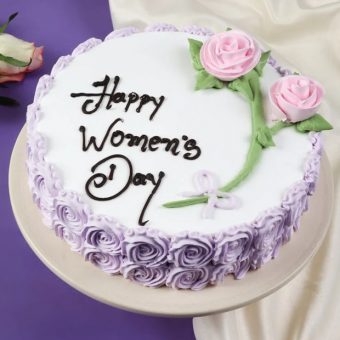 blooming roses cake