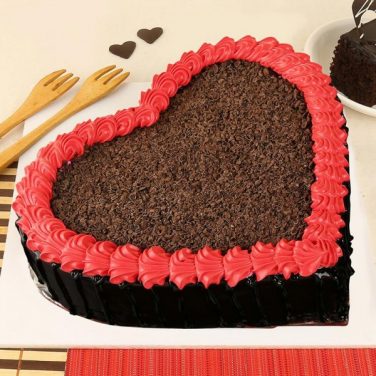 Chocolate Heart Cake Sugarfree
