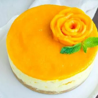 mango mousse cake