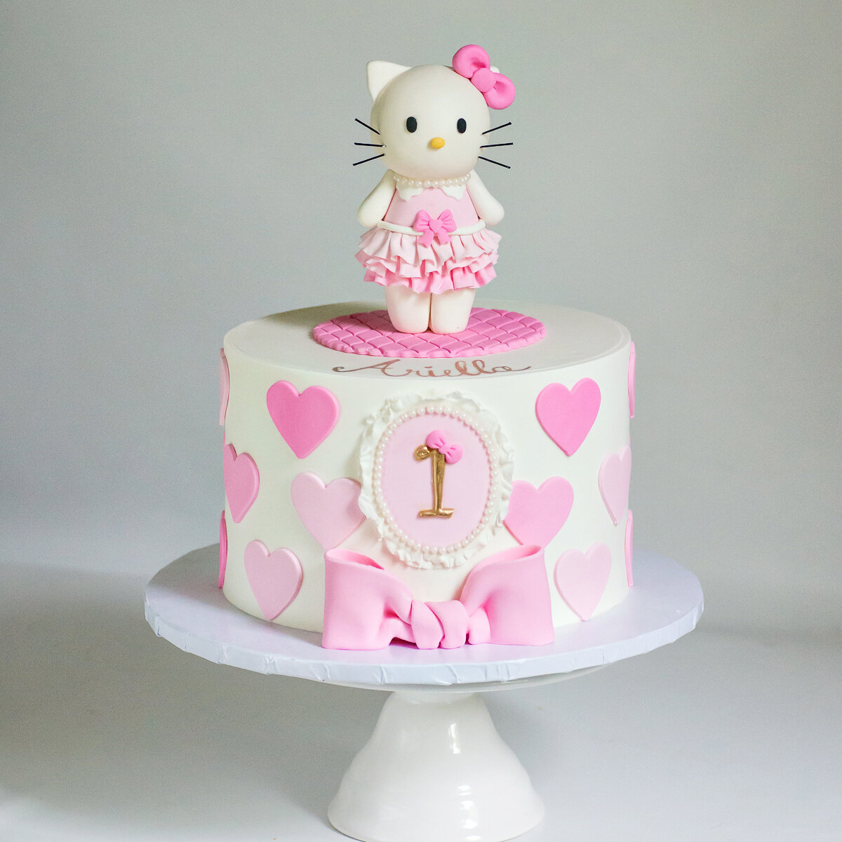 Hello Kitty First Birthday Cake for Girls | YummyCake