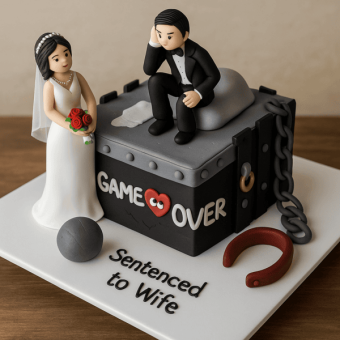 Sentenced to Wife Bachelor Cake