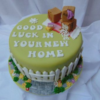 good luck home cake