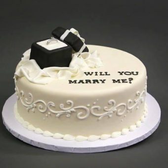 ring ceremony cake