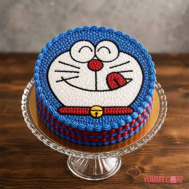 Doraemon Face Cake