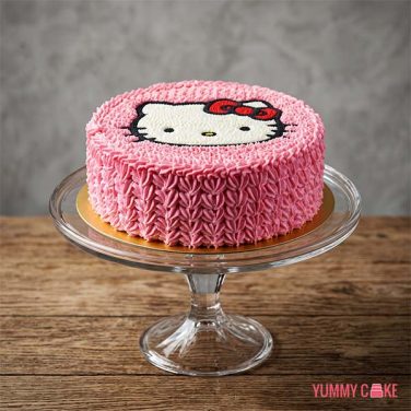Kitty 1st Birthday Cake