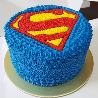 Superman Cream Cake