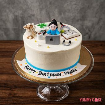 Workaholic Birthday Cake