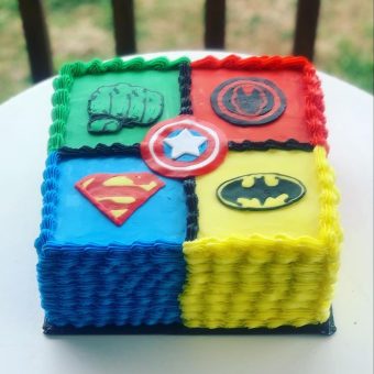 marvel avengers cake