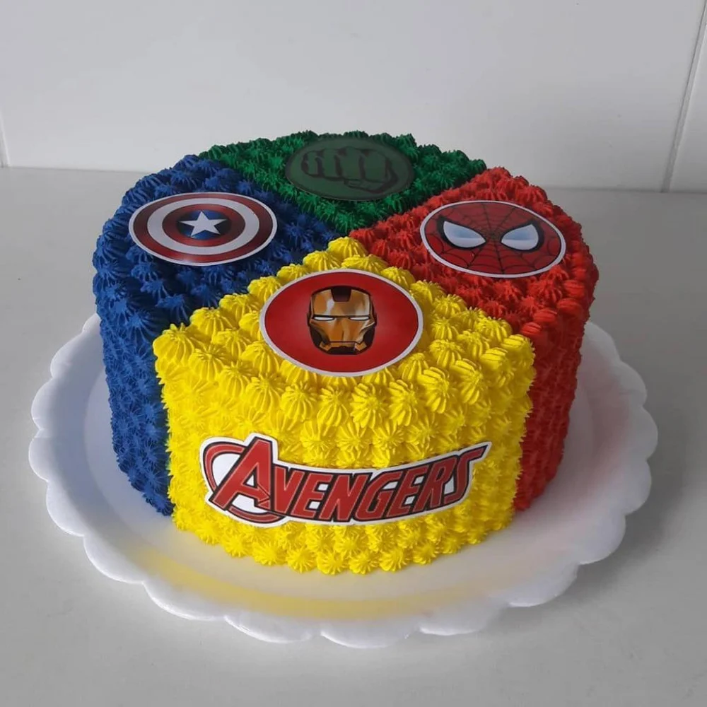 Avengers Iron Man Cake