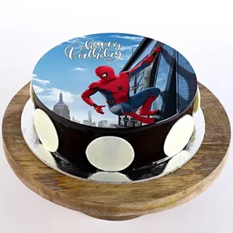 spiderman cake photo