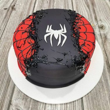 Spiderman Fondant Cake