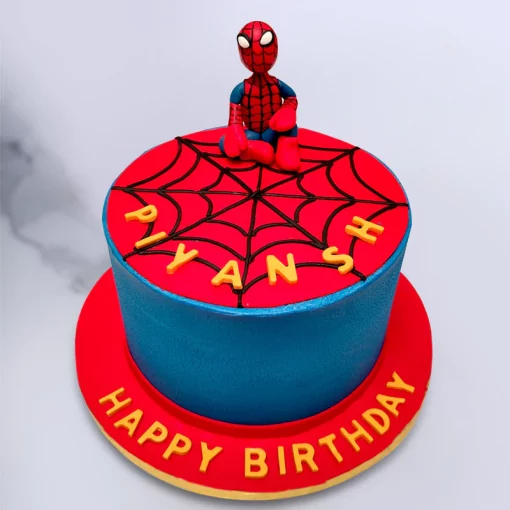 spiderman theme cake online