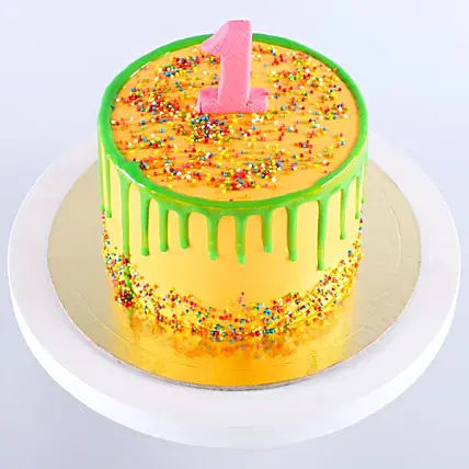 Yummy 1st Birthday Cake