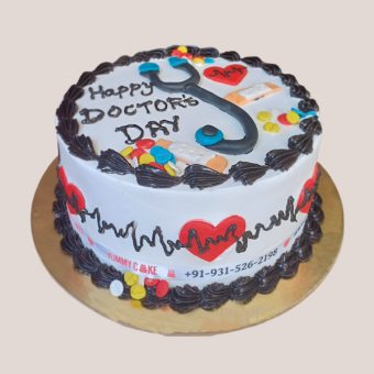 Happy Doctors Day Cake Design