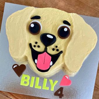 Labrador Face Cake