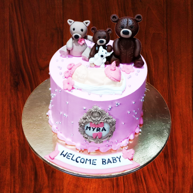 baby welcome cake design
