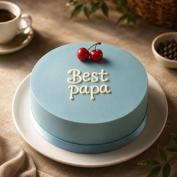 Best Papa Cake With Cherries