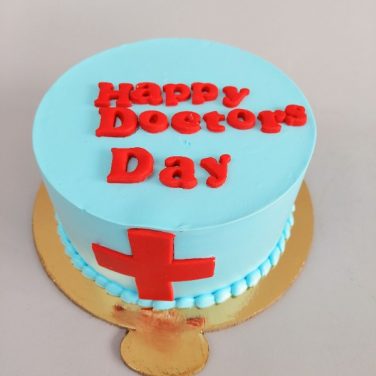Simple Doctors Day Cake