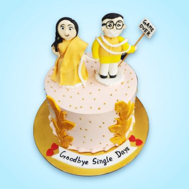 goodbye single life cake