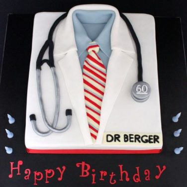 happy birthday doctor cake