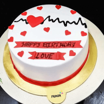 heartbeat cake