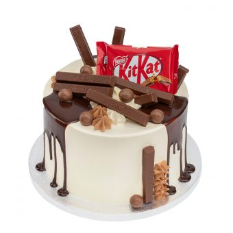 kitkat choco drip cake