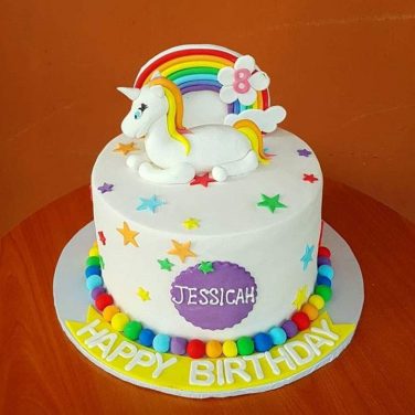 simple unicorn cake