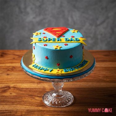 super dad birthday cake for fathers day