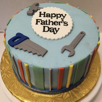 tools theme fathers day cake