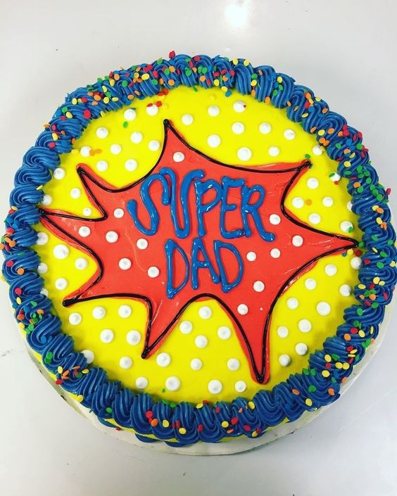 Unique Super Dad Cake