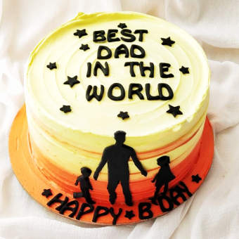 world best dad cake for father