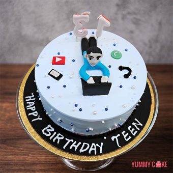 Work From Home Theme Cake
