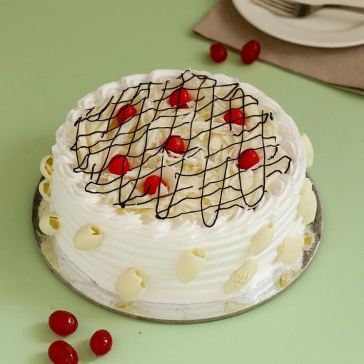 Yummy White Forest Cake