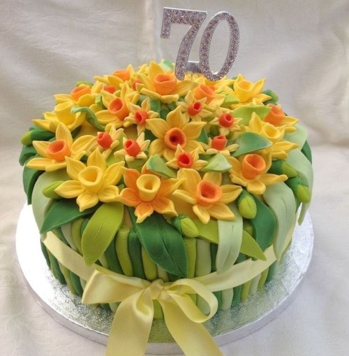 Yellow Roses with Truffle Cake Combo | YummyCake