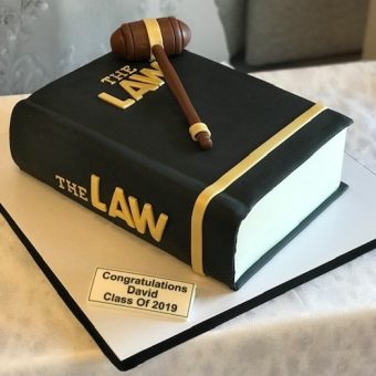 law theme cake