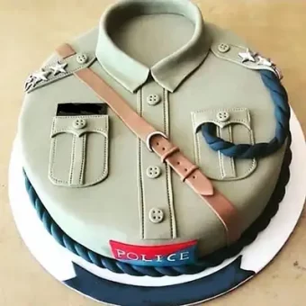 police themed cake