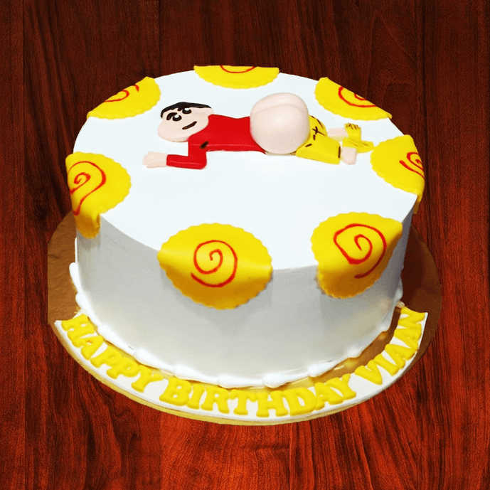 Semi Fondant Shinchan Cake