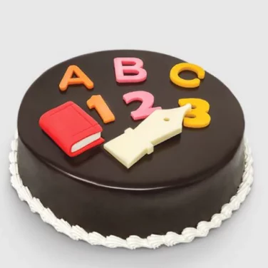 teacher theme cake