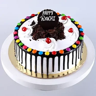 black forest special rakhi cake