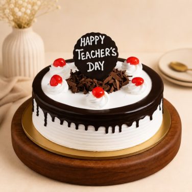 teachers day black forest cake