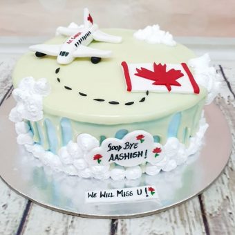 bon voyage cake