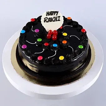 chocolate rakhi cake