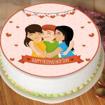 Friendship Bond Poster Cake