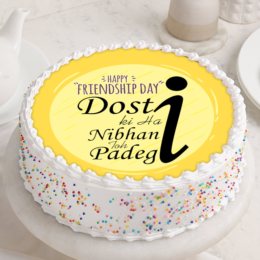 Zyozi Friends Birthday Cake Topper, Best Friend Birthday Cake Topper  Multicolour Online in India, Buy at Best Price from Firstcry.com - 12136624