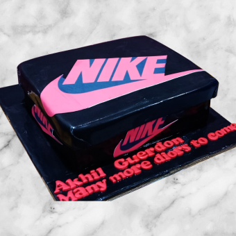 nike shoe box cake design