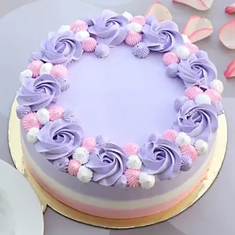 roses paradise chocolate cake design