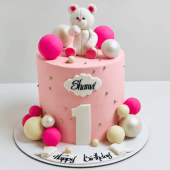 teddy bear birthday cake